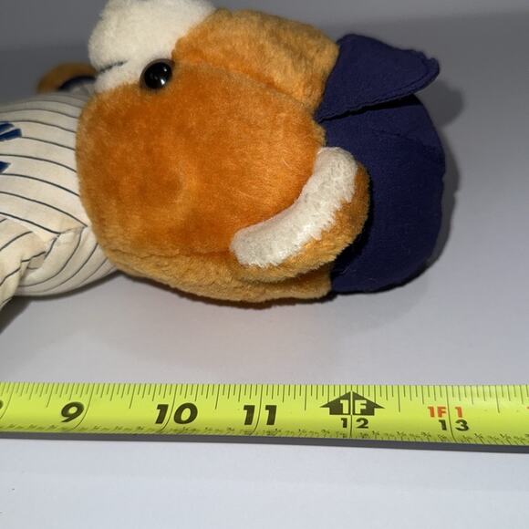 Vintage New York Yankees 13” plush with home team uniform striped MLB baseball - Picture 6 of 8